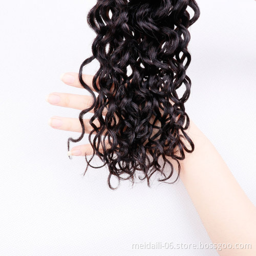 Virgin Cuticle aligned hair vendors water curls natural cheap vietnamese raw curls hair bundles 100 human hair extension